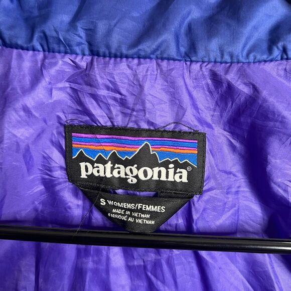 EUC Patagonia Nano Puff Blue Vest Womens Small - Picture 5 of 5